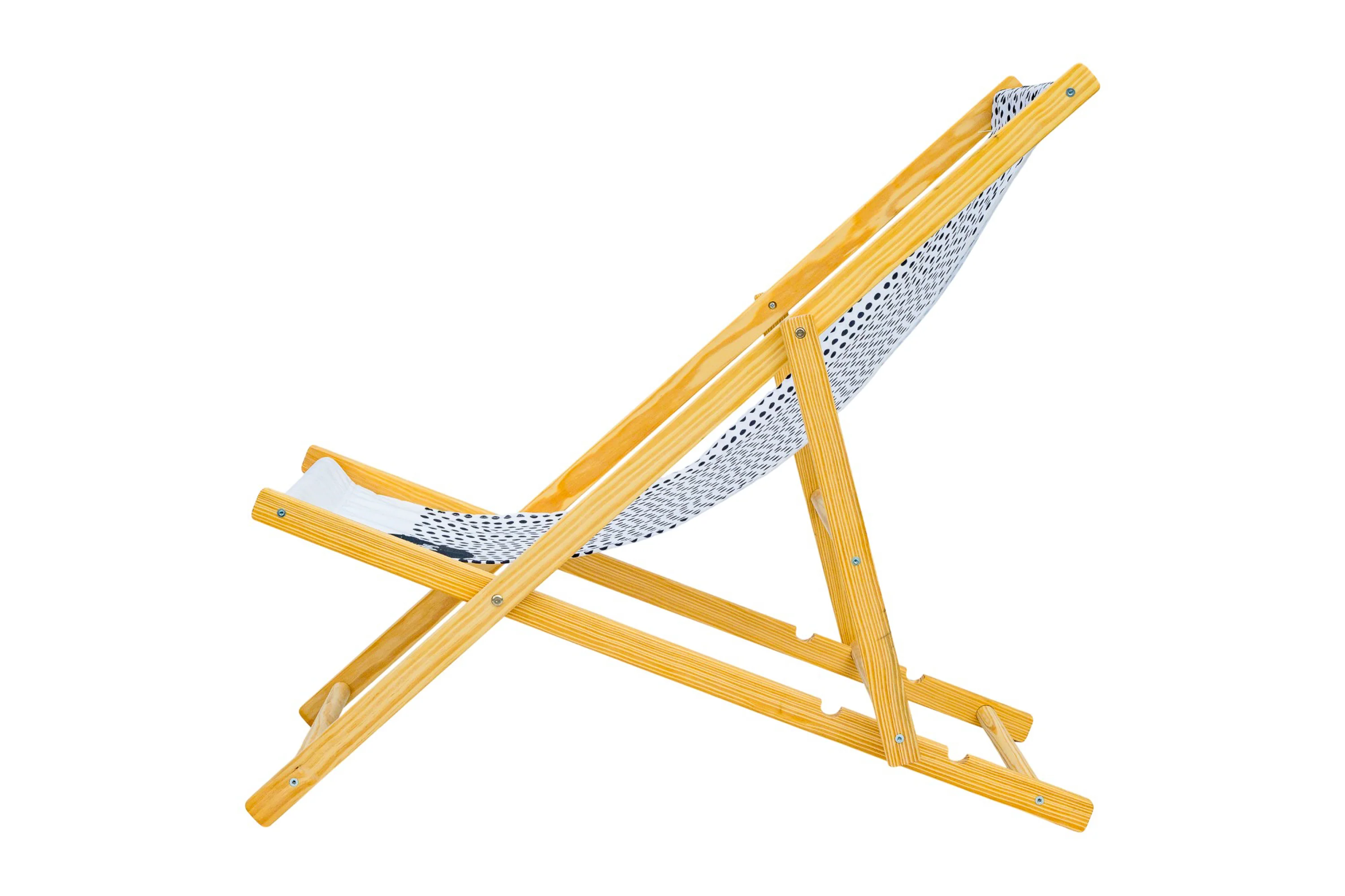 Bohemia Wooden Deckchair - Dots Small - Image 3