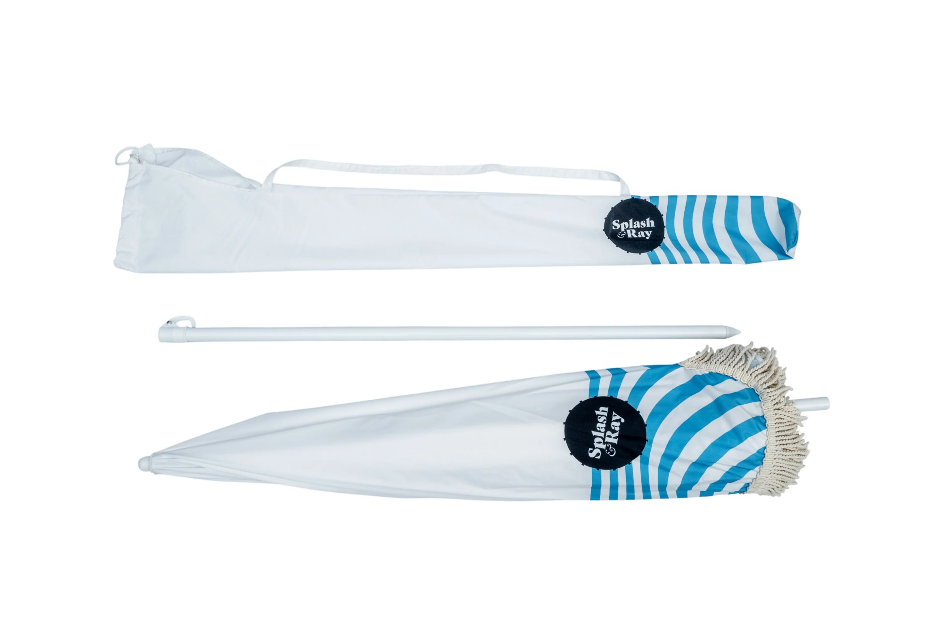 Ebb and Flow 2m Umbrella - Blue - Image 3