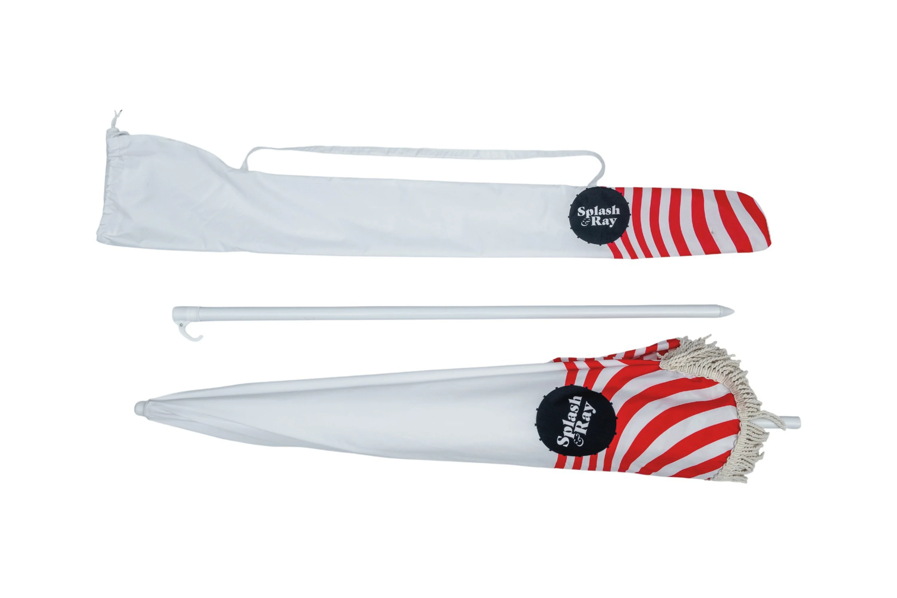 Ebb and Flow 2m Umbrella - Red - Image 6