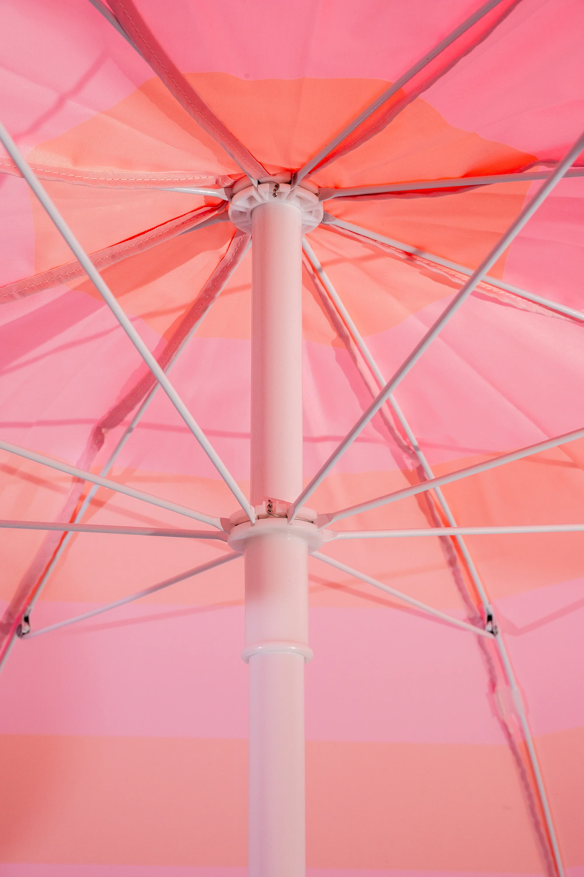 Parallel Palms 2.25 Umbrella - Red/Pink - Image 6