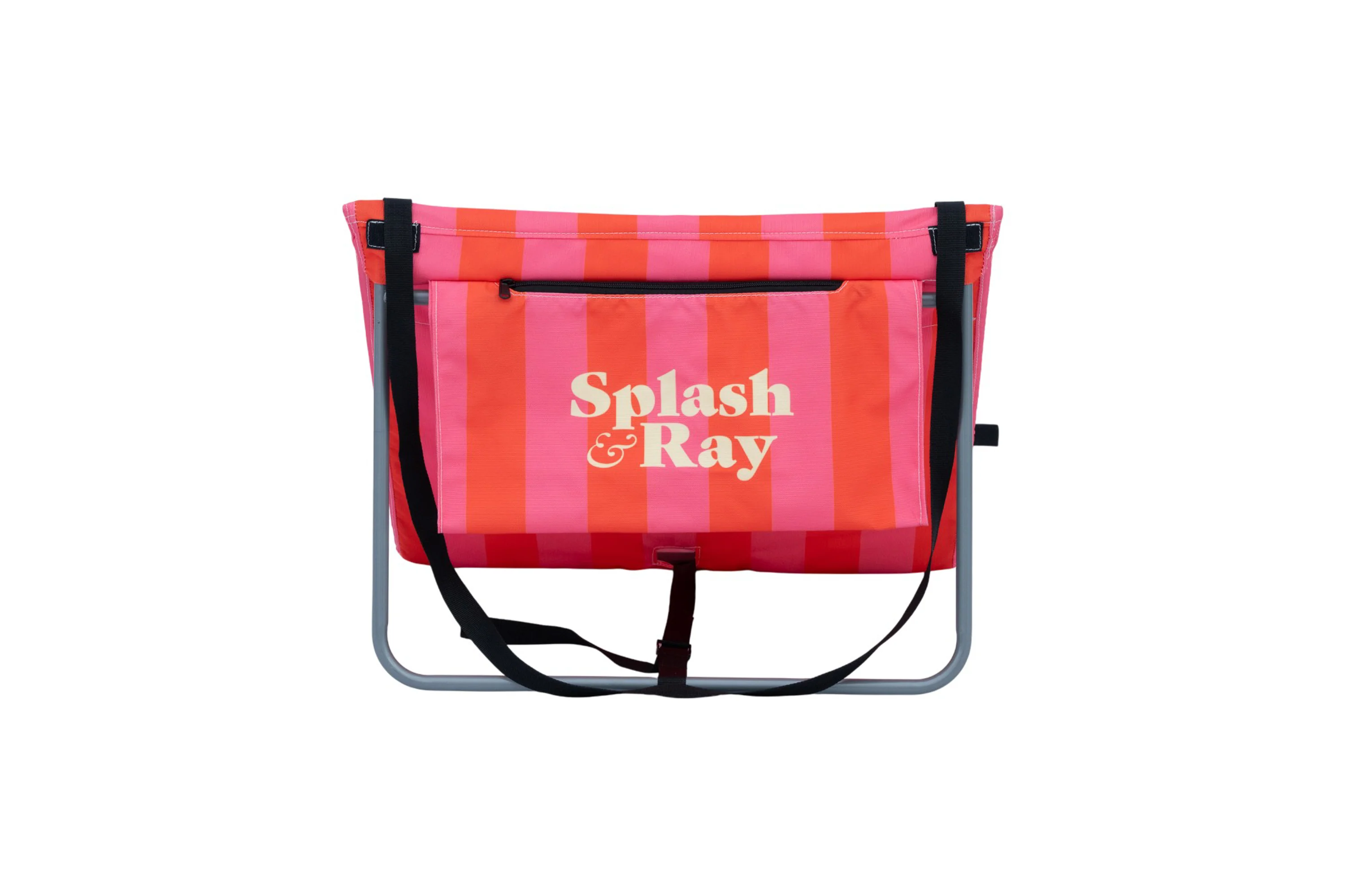 Parallel Palms Back-Beach Mat - Red/Pink - Image 3