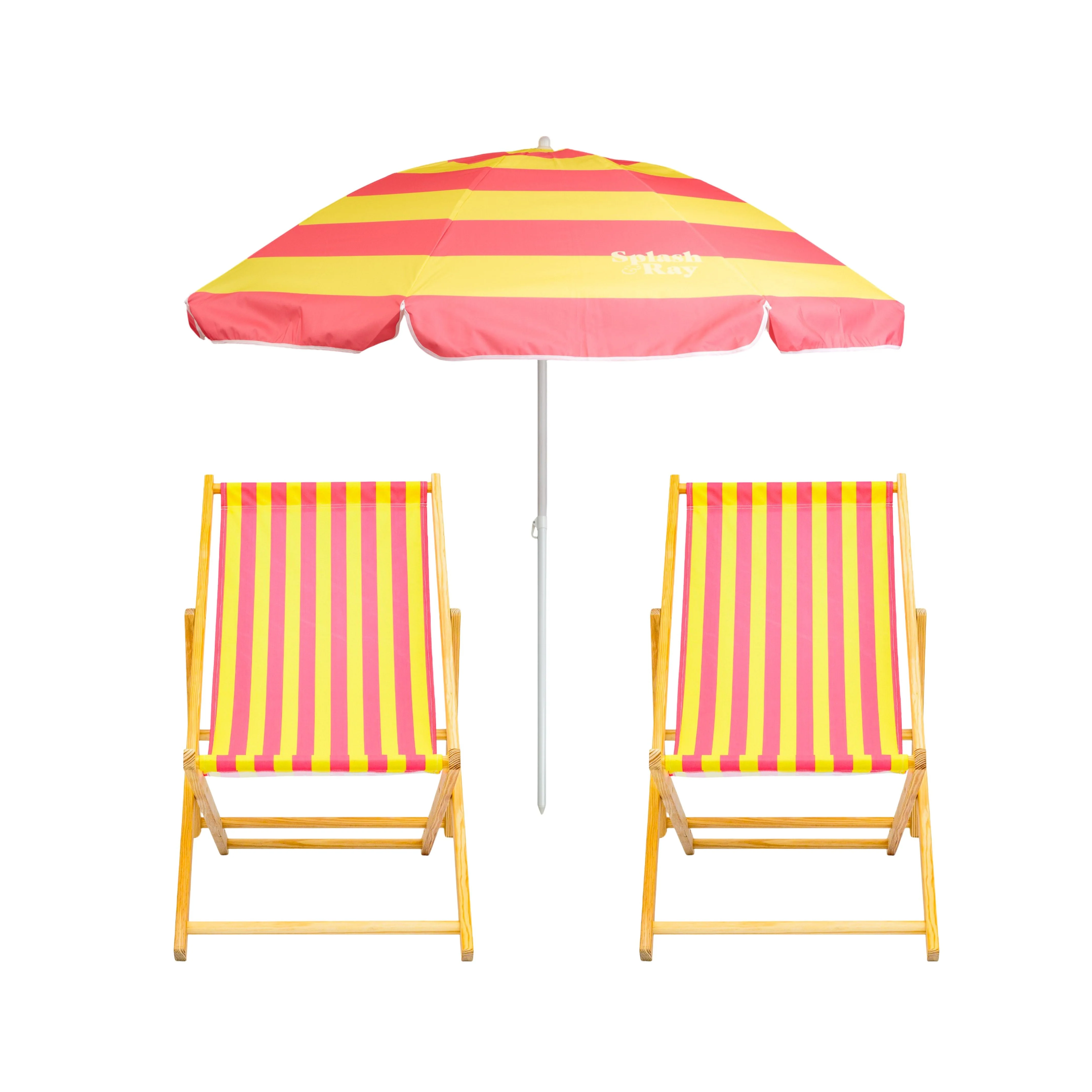 Parallel Palms Wooden Deckchair Bundle Deal - Image 3