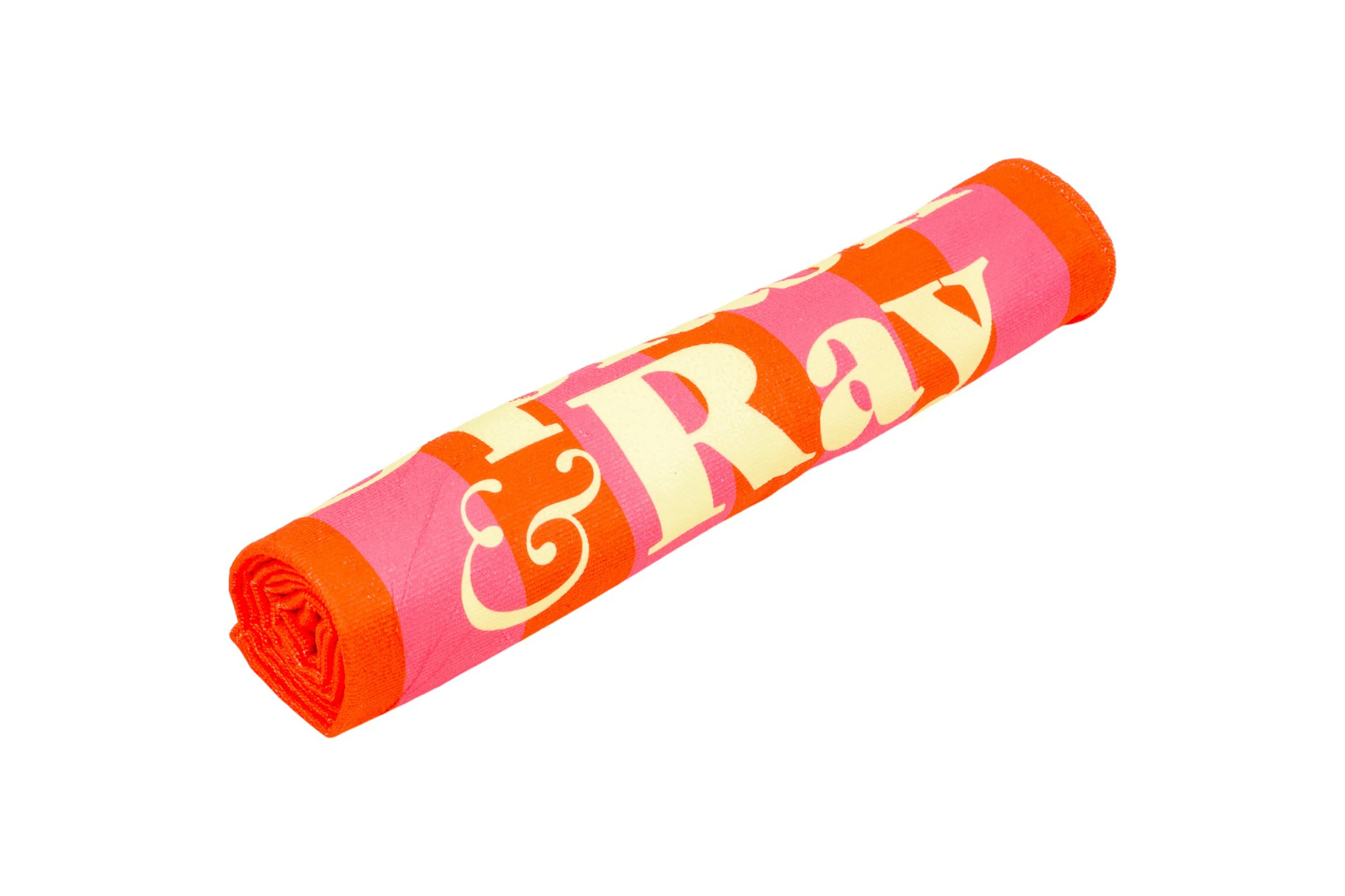 Parallel Palms Towel - Red/Pink - Image 3